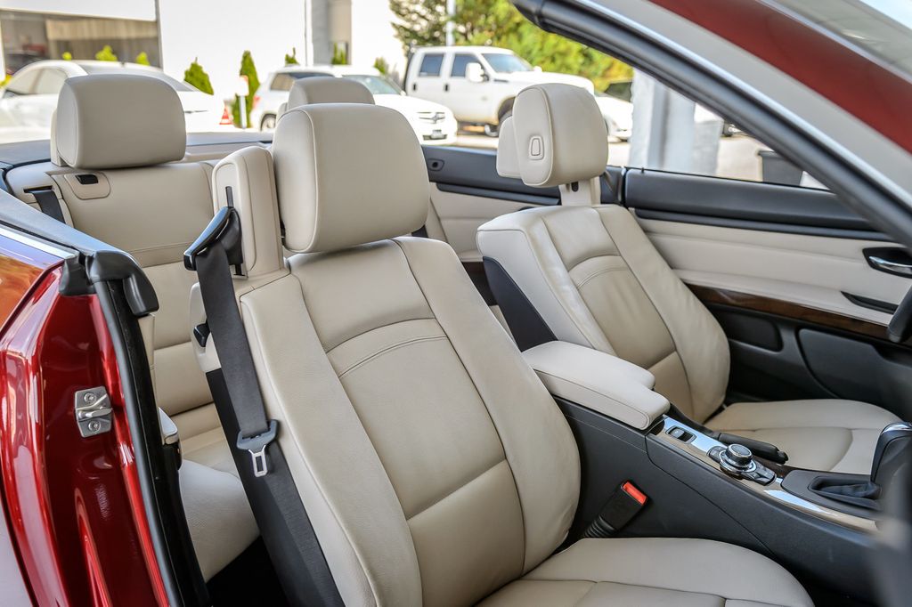 2012 BMW 3 Series 328i CONVERTIBLE - VERMILLION RED ON OYSTER - BEAUTIFUL - 23013183 - 42