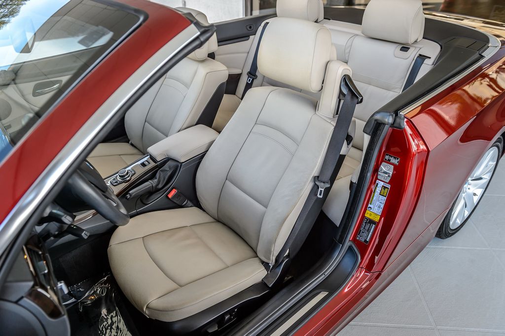 2012 BMW 3 Series 328i CONVERTIBLE - VERMILLION RED ON OYSTER - BEAUTIFUL - 23013183 - 43