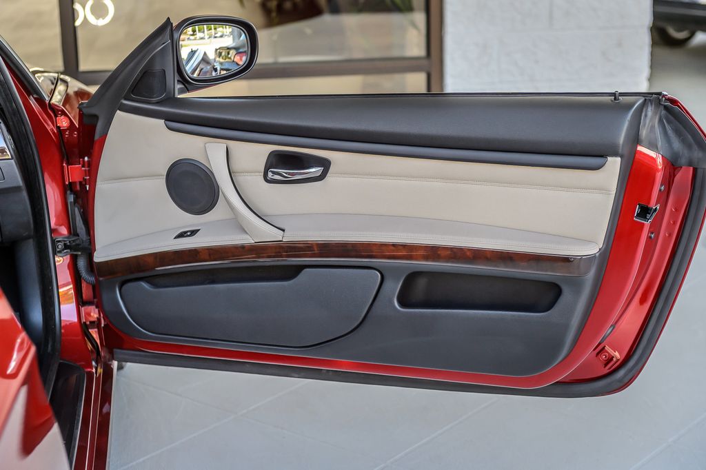 2012 BMW 3 Series 328i CONVERTIBLE - VERMILLION RED ON OYSTER - BEAUTIFUL - 23013183 - 53