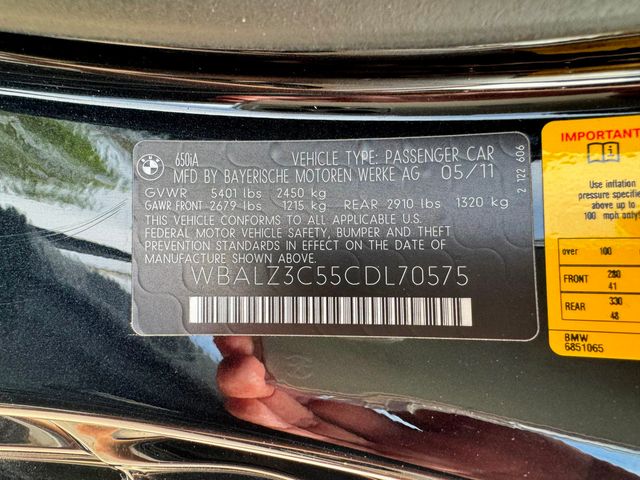 2012 BMW 650i Convertible  - 22168167 - 23