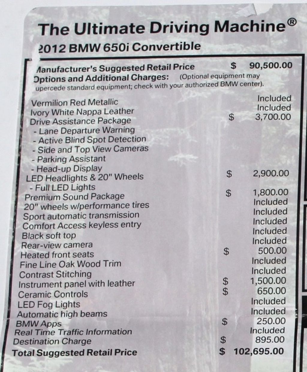 2012 BMW 6 Series 650i - 18176229 - 30