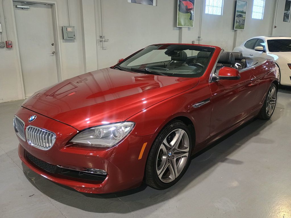 2012 BMW 6 Series 650i Clean Carfax Florida Convertible - 22969645 - 0