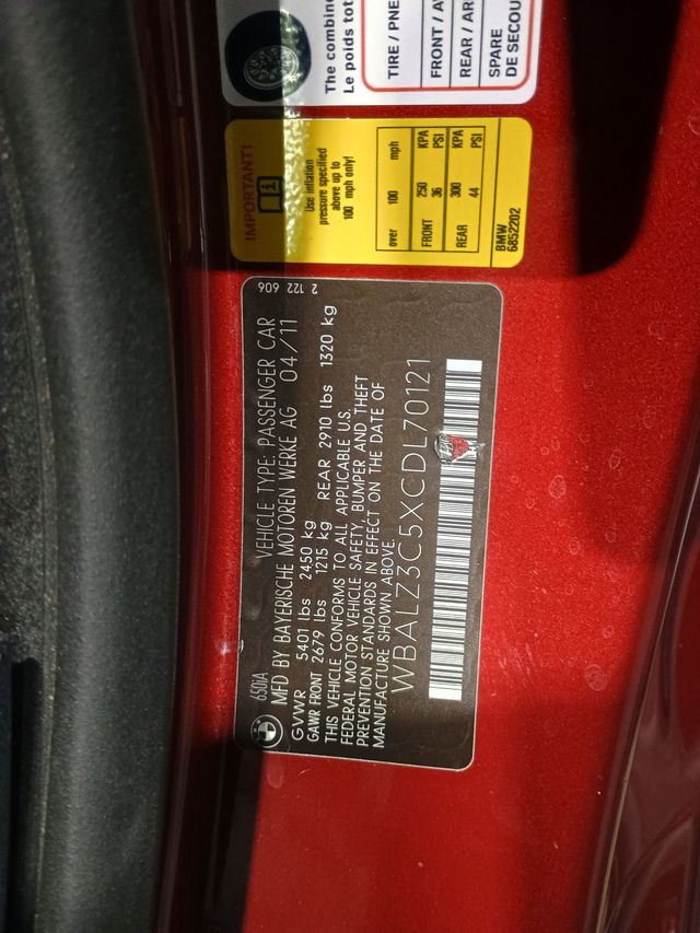 2012 BMW 6 Series 650i Clean Carfax Florida Convertible - 22969645 - 54