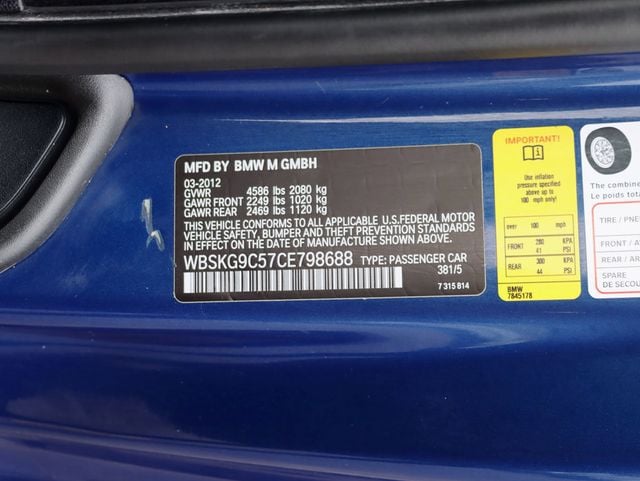 2012 BMW M3 2dr Coupe Competition Package W/ Carbon Roof - 22988466 - 29