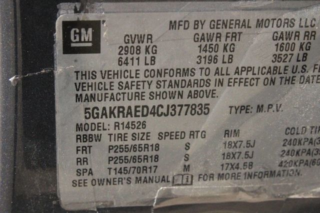 2012 Buick Enclave FWD 4dr - 23004581 - 7