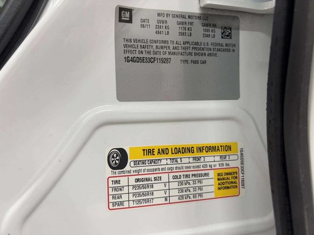 2012 Buick LaCrosse 4dr Sedan Premium 1 FWD - 22951792 - 38