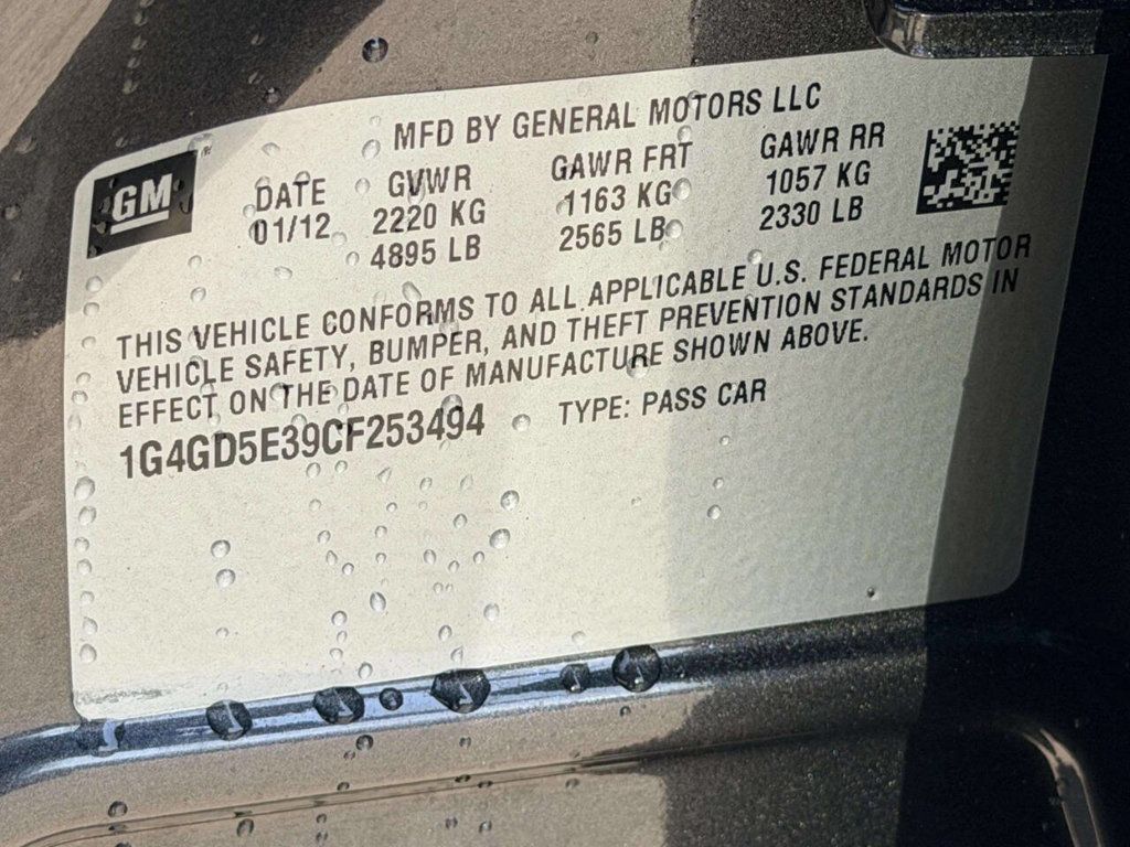 2012 Buick LaCrosse 4dr Sedan Premium 1 FWD - 23009098 - 11