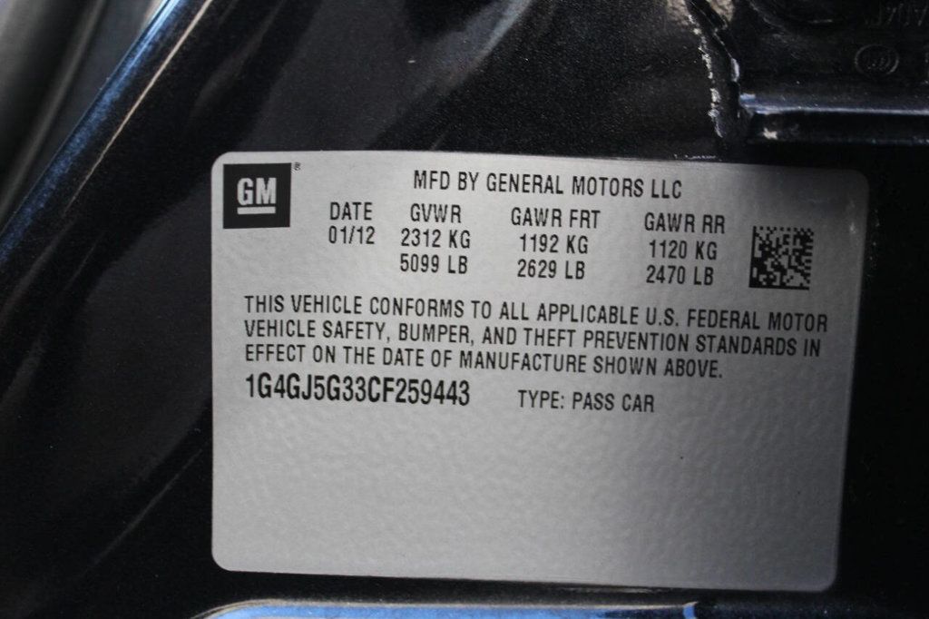 2012 Buick LaCrosse 4dr Sedan Touring FWD - 22925074 - 27