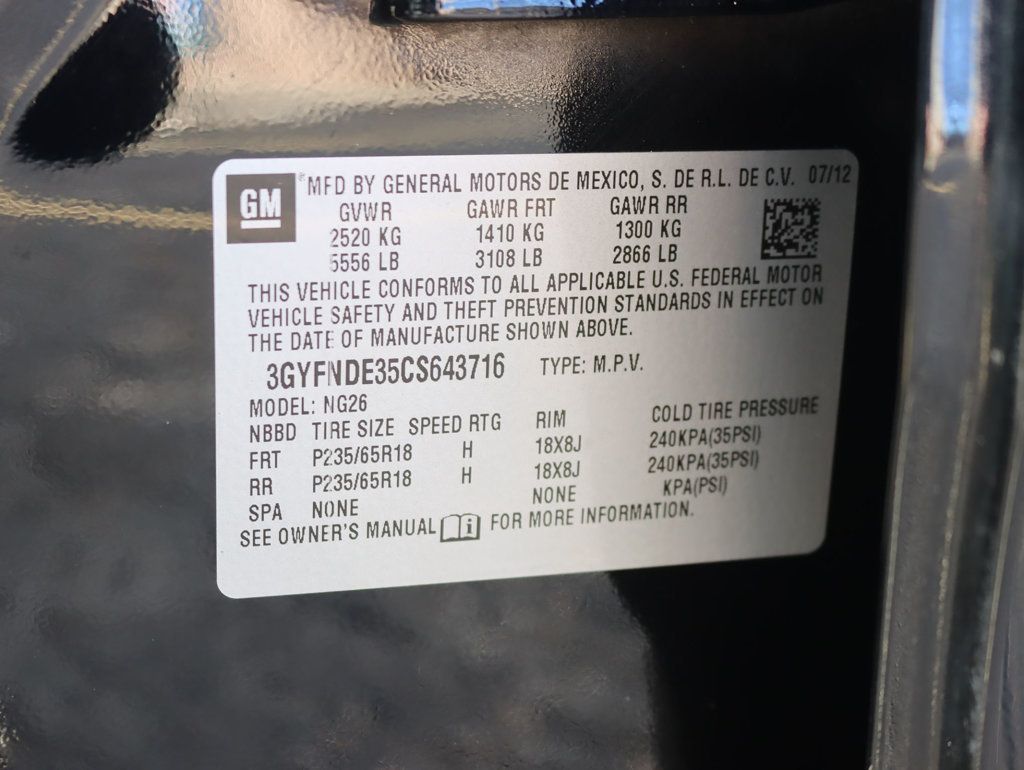 2012 Cadillac SRX AWD 4dr Luxury Collection - 22970682 - 31