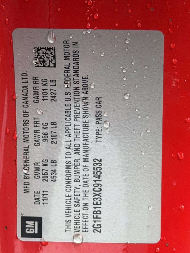 2012 Chevrolet Camaro 2dr Coupe 1LT - 23002113 - 11