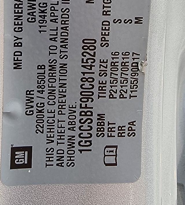 2012 Chevrolet Colorado 2WD Reg Cab Work Truck - 22469689 - 43