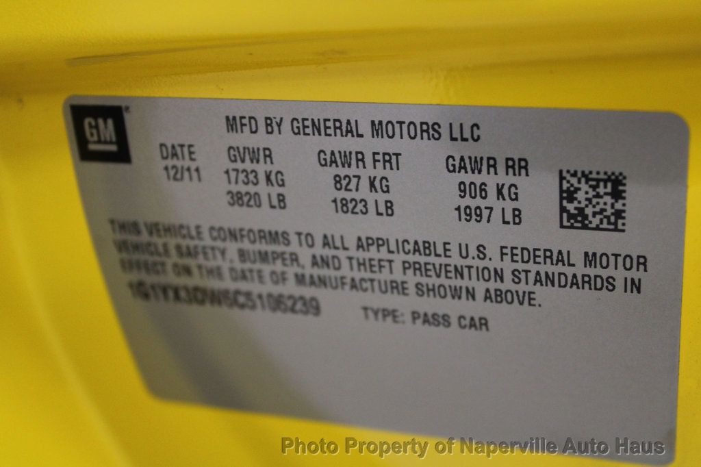 2012 CHEVROLET CORVETTE - Image 56