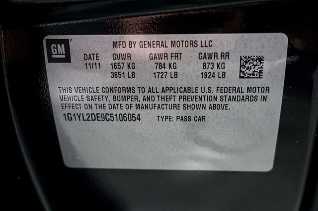 2012 Chevrolet Corvette *Centennial Edition* *Z07 Performance Pkg* *Carbon Package/Hood* - 22873954 - 20