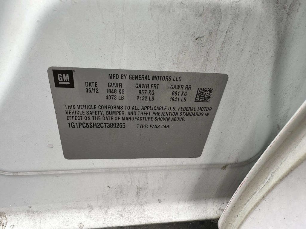 2012 Chevrolet CRUZE 4dr Sedan LS - 22958728 - 32