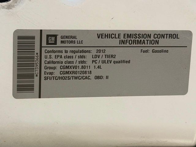 2012 Chevrolet CRUZE 4dr Sedan LT w/1LT - 23006124 - 22