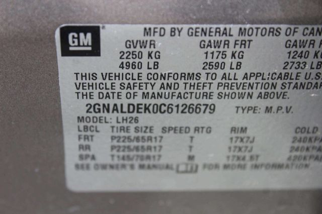 2012 Chevrolet Equinox FWD 4dr LT w/1LT - 23019503 - 8