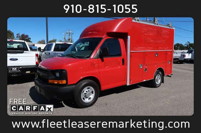 2012 Chevrolet Express Commercial Cutaway Express 3500 KUV Enclosed Utility Ladder Rack SRW - 22940503 - 0