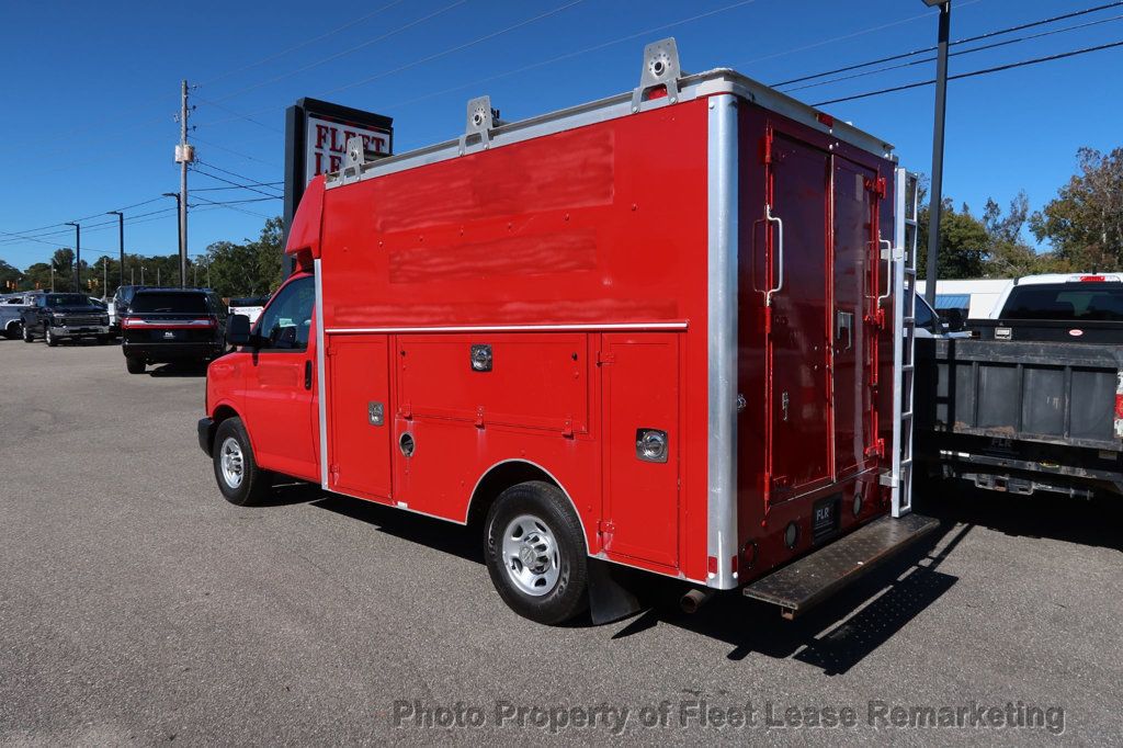 2012 Chevrolet Express Commercial Cutaway Express 3500 KUV Enclosed Utility Ladder Rack SRW - 22940503 - 2