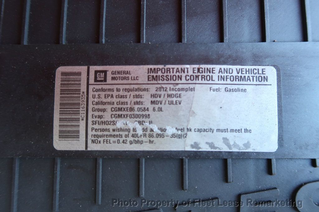 2012 Chevrolet Express Commercial Cutaway Express 3500 KUV Enclosed Utility Ladder Rack SRW - 22940503 - 31