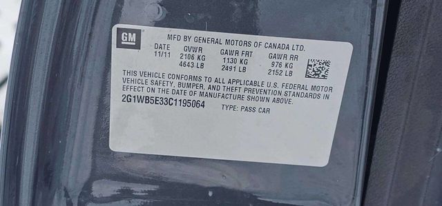 2012 Chevrolet Impala 4dr Sedan LT - 22980662 - 10