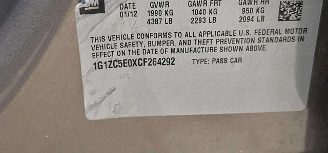 2012 Chevrolet Malibu 4dr Sedan LT w/1LT - 22997403 - 9