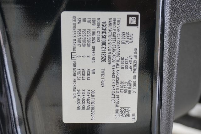 2012 Chevrolet Silverado 1500 2WD Ext Cab 143.5" LT - 23006069 - 24