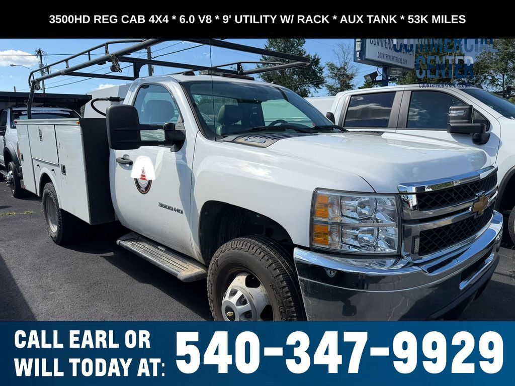 2012 Chevrolet Silverado 3500HD 4WD Reg Cab 133.7" Work Truck - 23082434 | Video 1