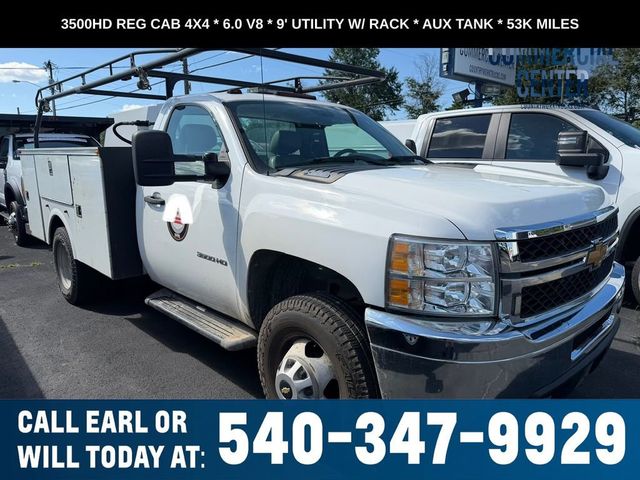 2012 Chevrolet Silverado 3500HD 4WD Reg Cab 133.7" Work Truck - 23082434 - 0