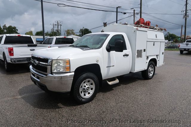 2012 Chevrolet Silverado 3500HD Silverado 3500 2WD Reg Cab Enclosed Utliity Ladder Rack  - 23073139 - 33