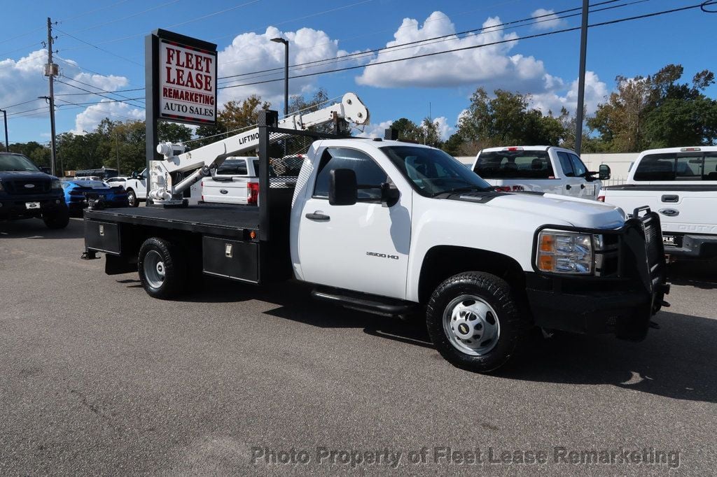 2012 Chevrolet Silverado 3500HD Silverado 3500 4WD Reg Cab 12' Flatbed Crane  - 22643310 - 6