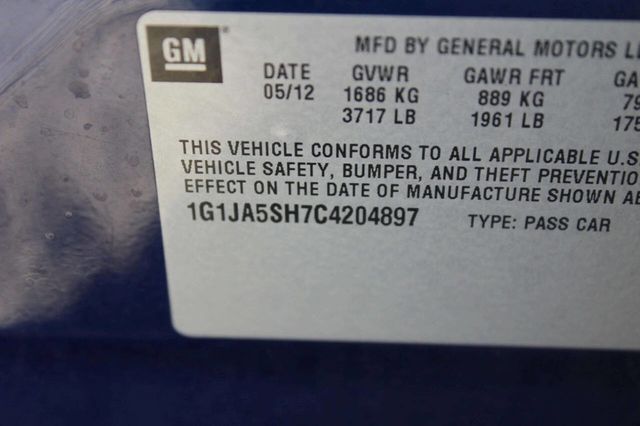 2012 Chevrolet Sonic 4dr Sedan LS 2LS - 22961251 - 10