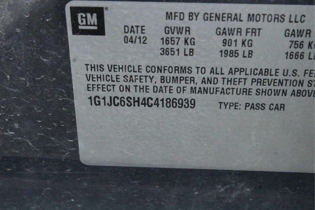 2012 Chevrolet Sonic 5dr Hatchback LT 2LT - 23021987 - 8