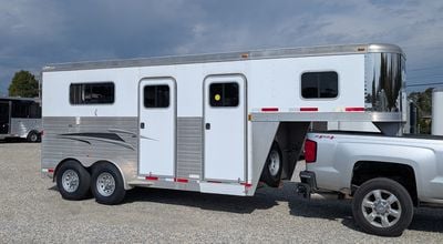 2012 Exiss 2 Horse Straight Load Goose Neck
