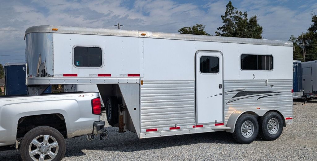 2012 Exiss 2 Horse Straight Load Goose Neck  - 23097515 - 1
