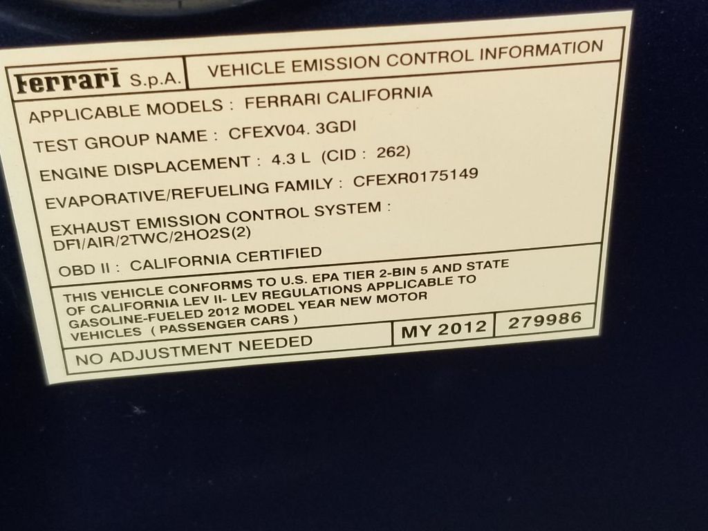 2012 Ferrari California 2dr Convertible - 20007536 - 49