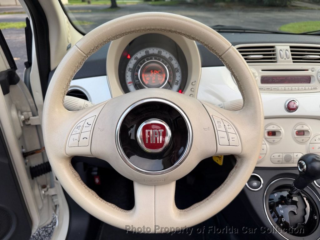 2012 FIAT 500 Convertible Lounge - 23041721 - 28