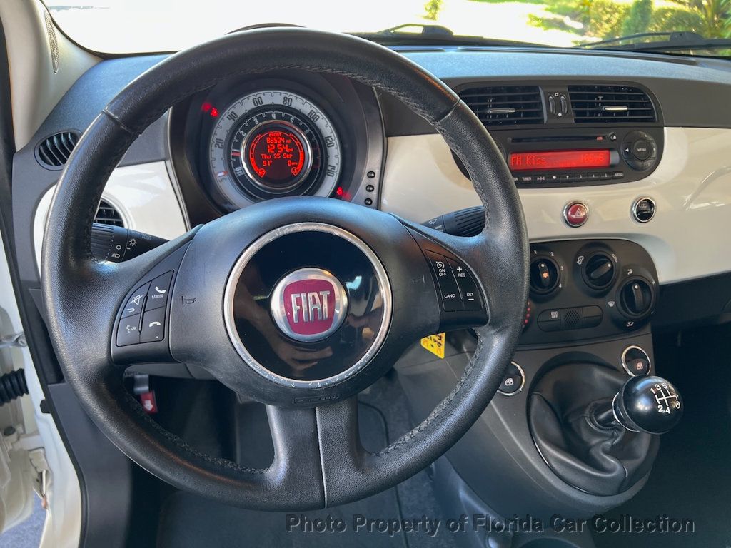 2012 FIAT 500 Convertible Pop 5-Speed Manual - 22916616 - 10