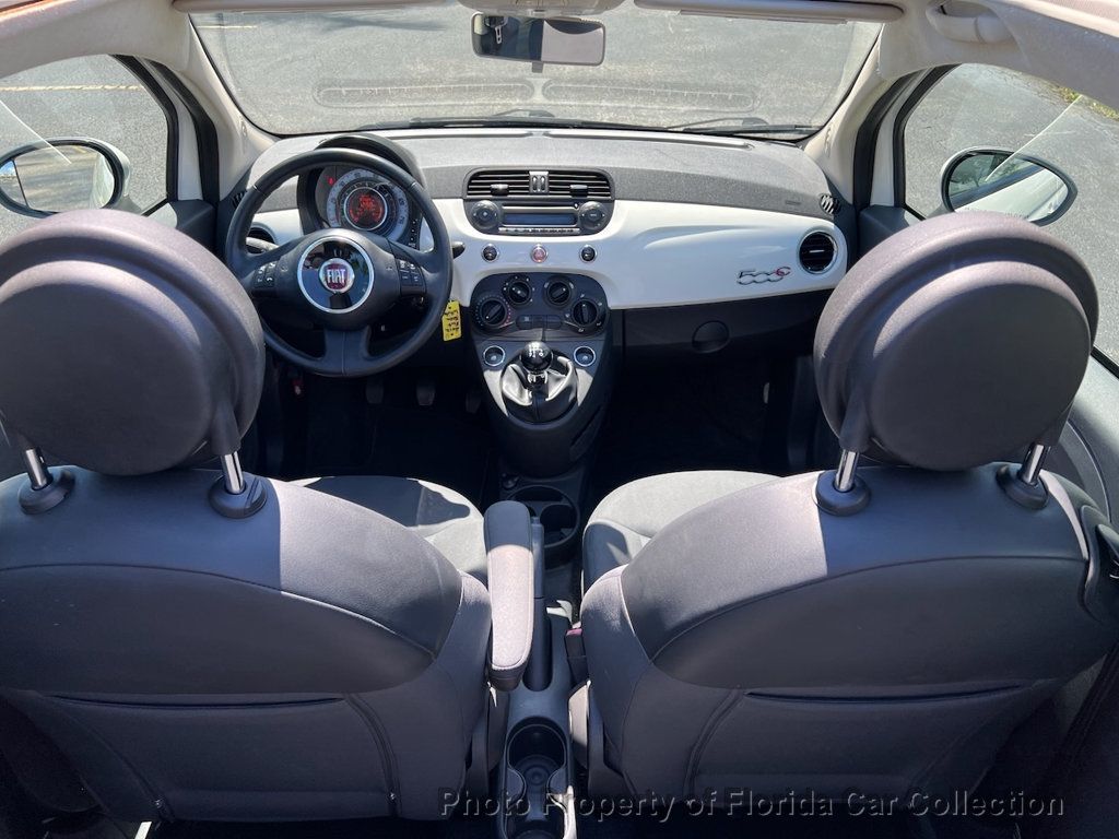 2012 FIAT 500 Convertible Pop 5-Speed Manual - 22916616 - 36
