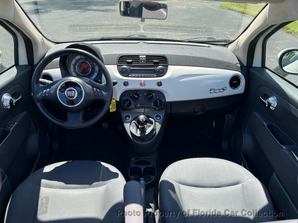 2012 FIAT 500 Convertible Pop 5-Speed Manual - 22916616 - 37