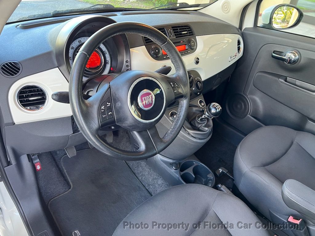 2012 FIAT 500 Convertible Pop 5-Speed Manual - 22916616 - 40