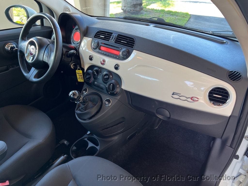 2012 FIAT 500 Convertible Pop 5-Speed Manual - 22916616 - 41