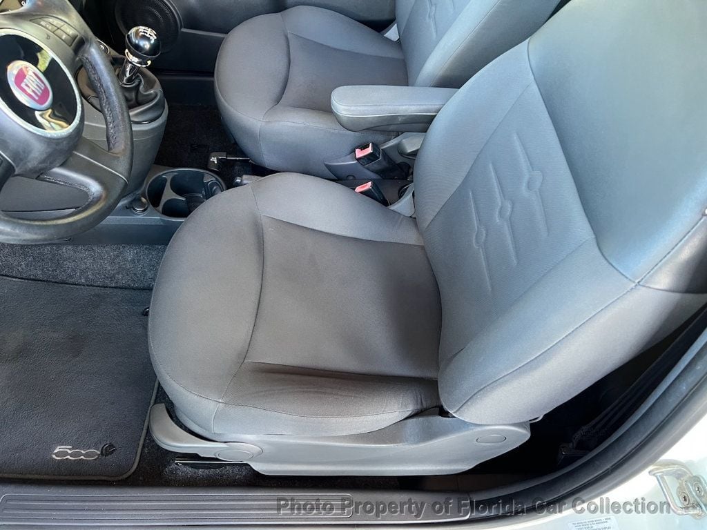 2012 FIAT 500 Convertible Pop 5-Speed Manual - 22916616 - 44