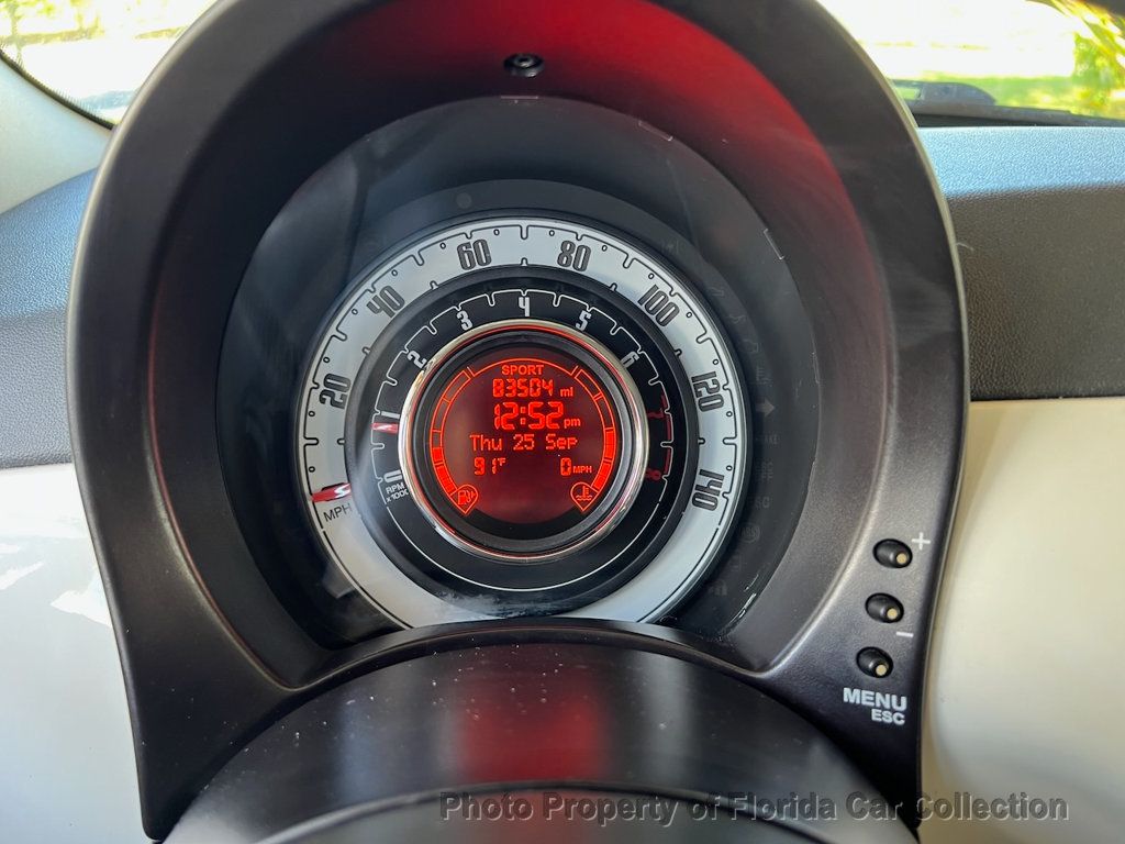 2012 FIAT 500 Convertible Pop 5-Speed Manual - 22916616 - 50