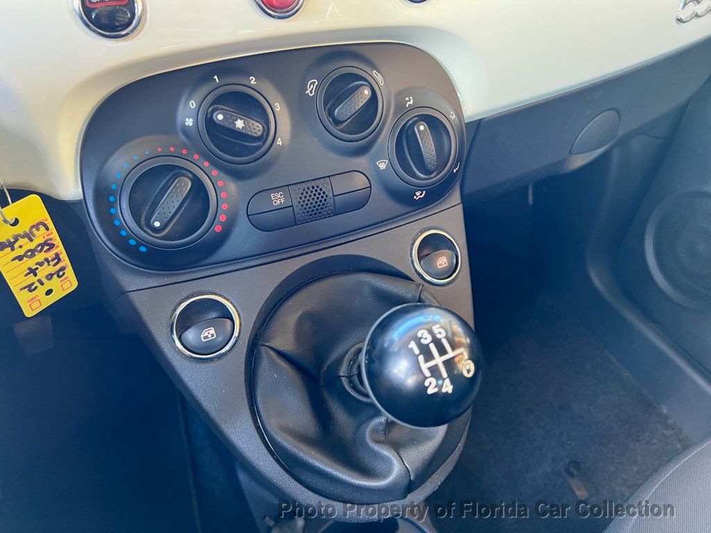 2012 FIAT 500 Convertible Pop 5-Speed Manual - 22916616 - 51