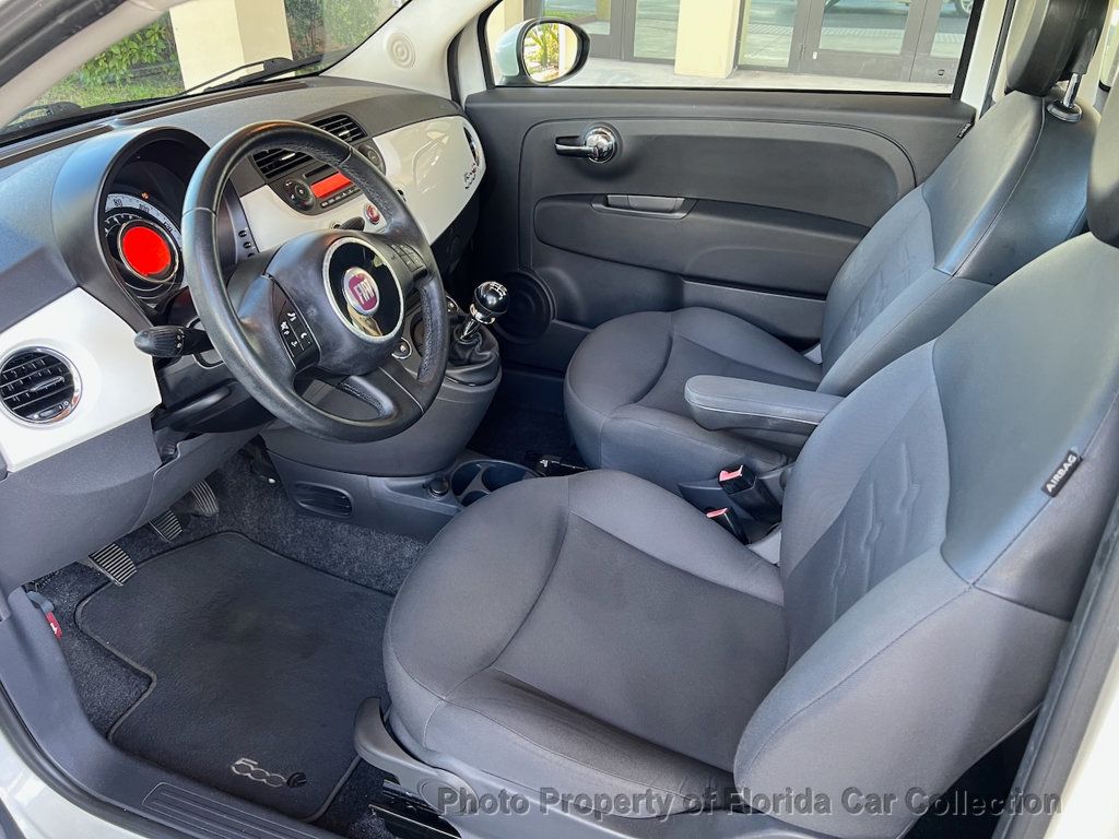 2012 FIAT 500 Convertible Pop 5-Speed Manual - 22916616 - 6