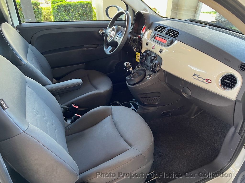 2012 FIAT 500 Convertible Pop 5-Speed Manual - 22916616 - 8