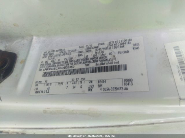 2012 Ford E350 EXTENDED  15 PASSENGER /CARGO VAN LOW MILES SEVERAL IN STOCK - 22314811 - 8