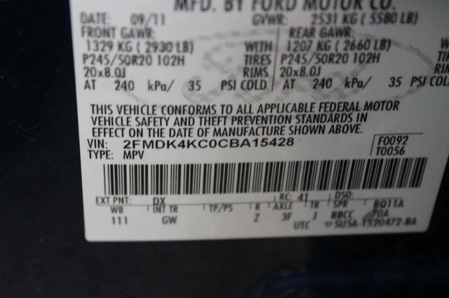 2012 Ford Edge 4dr Limited AWD - 23011885 - 9