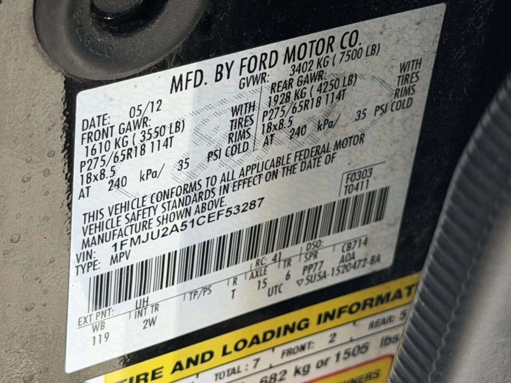 2012 Ford Expedition 4WD 4dr Limited - 22992274 - 10