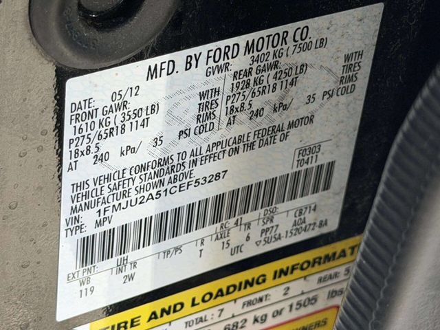 2012 Ford Expedition 4WD 4dr Limited - 22992274 - 10